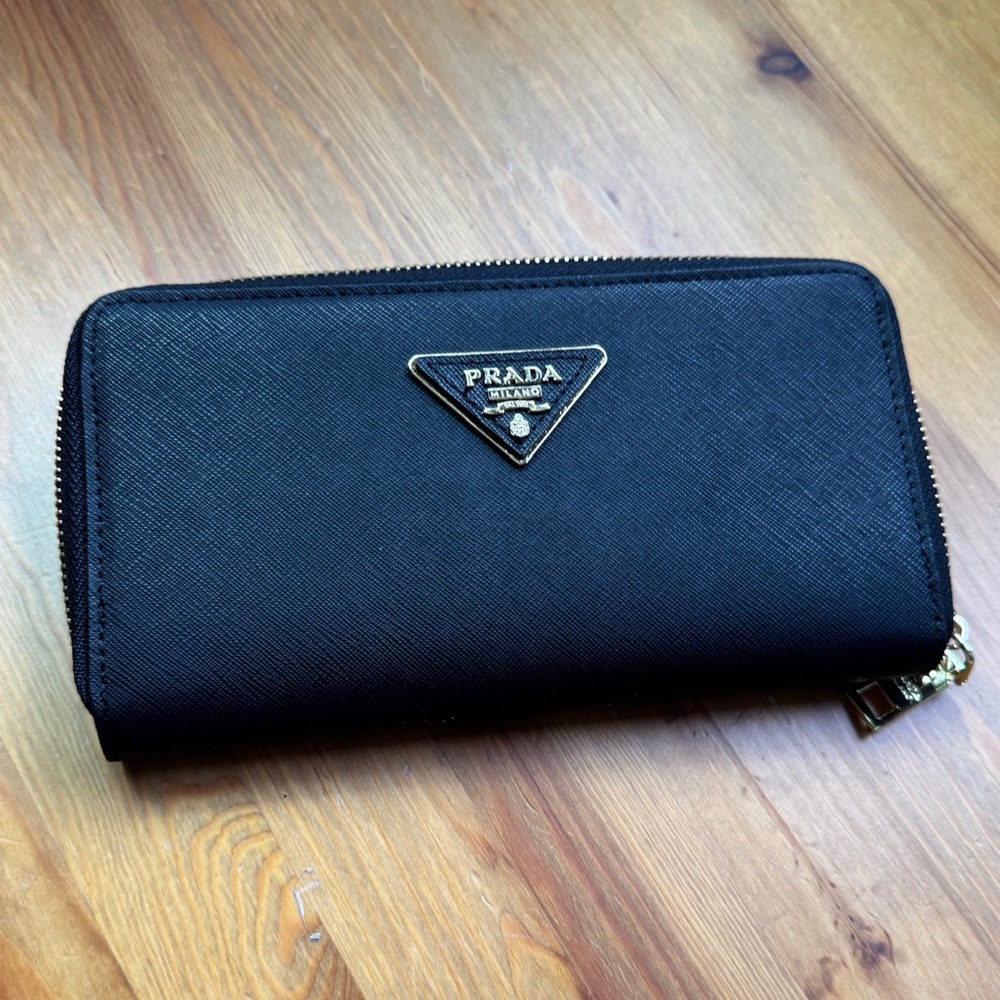 Black full size wallet
